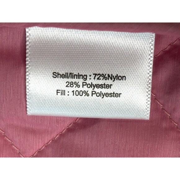 Peter Millar Golf Womens Addison Quilted Travel Full Zip Golf Vest Rose SM NEW - Picture 14 of 16